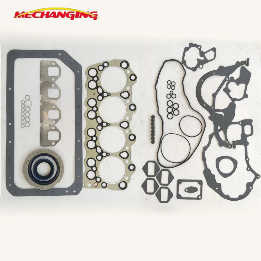 

4D34 4D34T For MITSUBISHI CANTER ROSA 8V 4.0L Metal Full Set ENGINE HEAD GASKET SET Engine Parts Engine Gasket ME997429