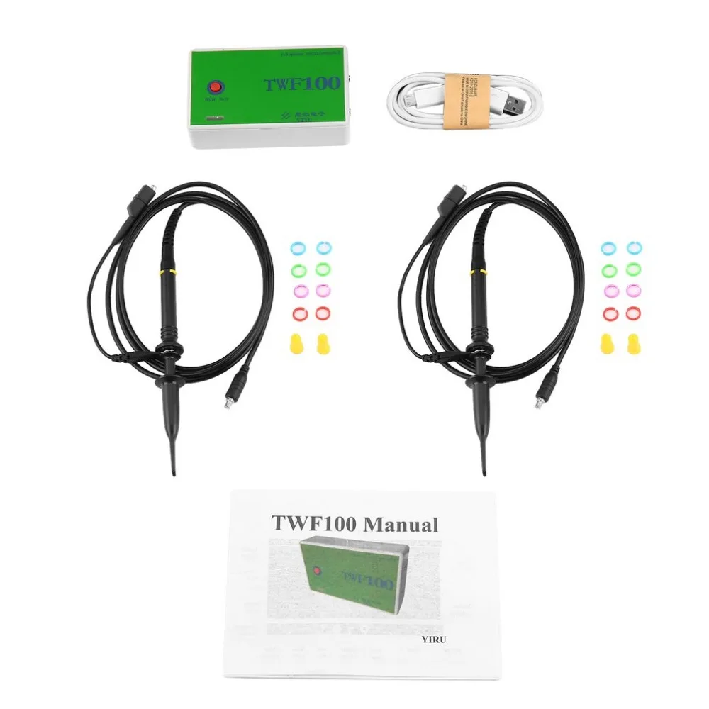 

TWF100 USB Digital Bluetooth Telephone Oscilloscope Mini Portable Oscilloscope Support for Android 4.0 Mobile Phone