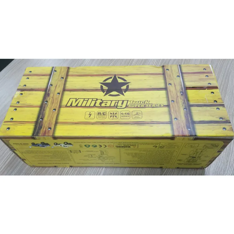WPL 1:16 RC военный грузовик мини внедорожный автомобиль RTR металлический подвесной