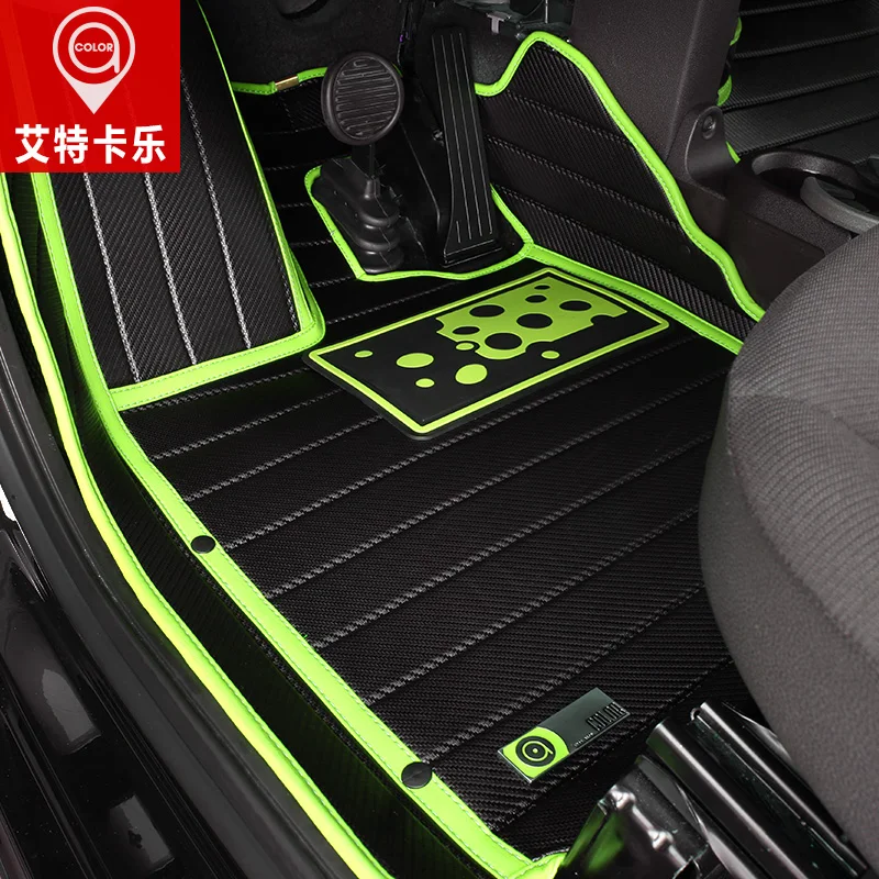 High Quality Fashion Pink Cute 5d Customized Car Floor Mats For
