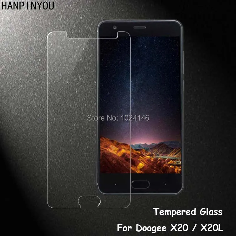 

For Doogee X20 / X20L 5.0" Clear Tempered Glass Screen Protector Ultra Thin Explosion-proof Protective Film + Cleaning Kit