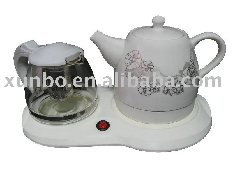 Ceramic Electric Kettle with Teapot Setin Electric Kettles from Home
