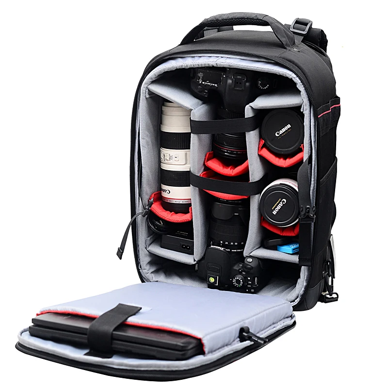  Draw-bar box Professional Large-Capacity Camera Bag Multi-functional Photography Bag Backpack