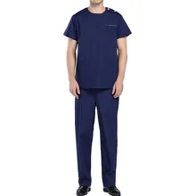 Медицинская одежда, мужская медицинская Униформа с короткими рукавами, летняя Больничная медицинская одежда, медицинская рабочая одежда, больничная мужская униформа медсестры