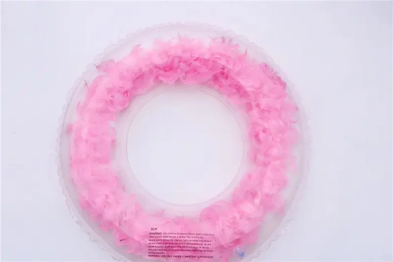 Inflatable Shiny Pool Float Heart Swimming Ring Shining Love Circle Pool Ring Swimming Float Heart Tube Swim Ring Pool Toy - Цвет: 80cm Pink