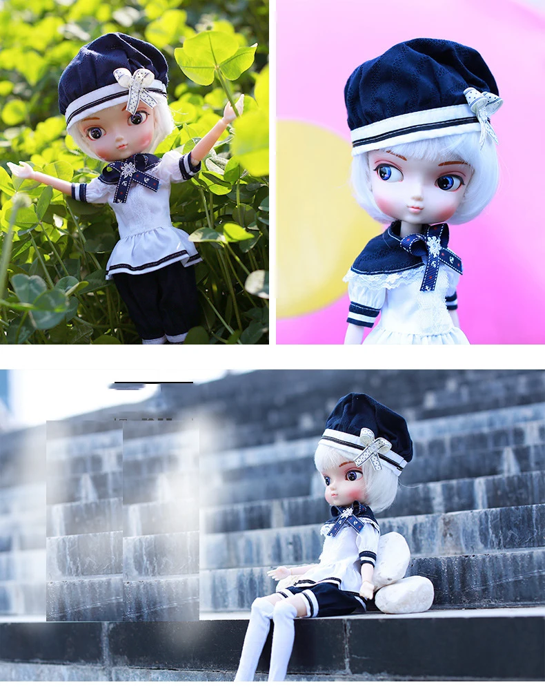 DIY подвижные Refittable 35 см 1/6 Bjd Sd Bbgirl куклы игрушки Дети суставы куклы-игрушки для девочек Подарки на день рождения для детей