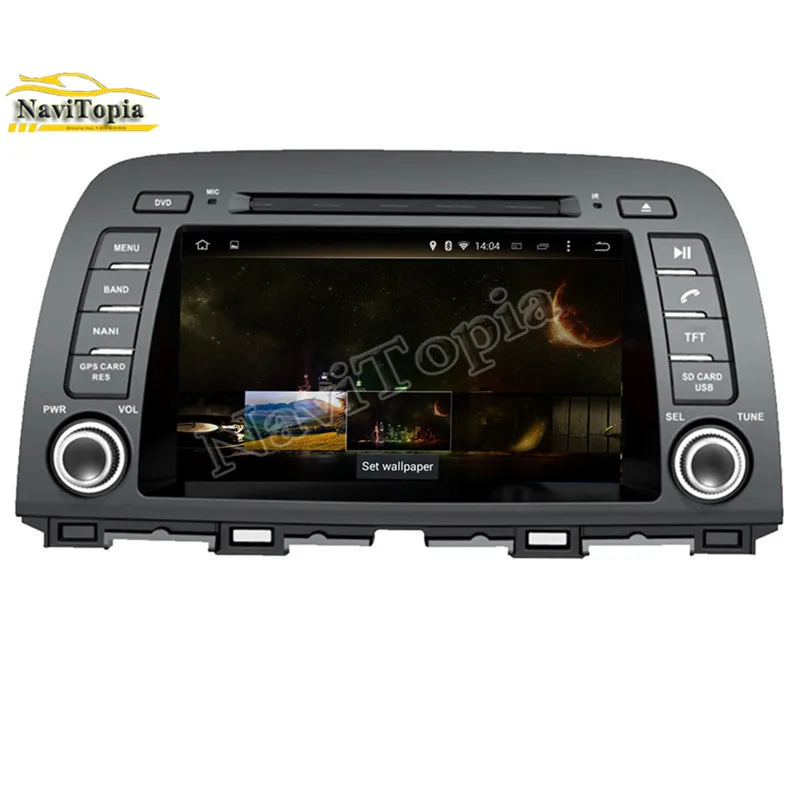 Discount NAVITOPIA 4G RAM 32G ROM Octa Core Android 9.0 Car DVD Player GPS for Mazda CX-5 2012-/for Mazda 6 Third generation GJ 2012- 2