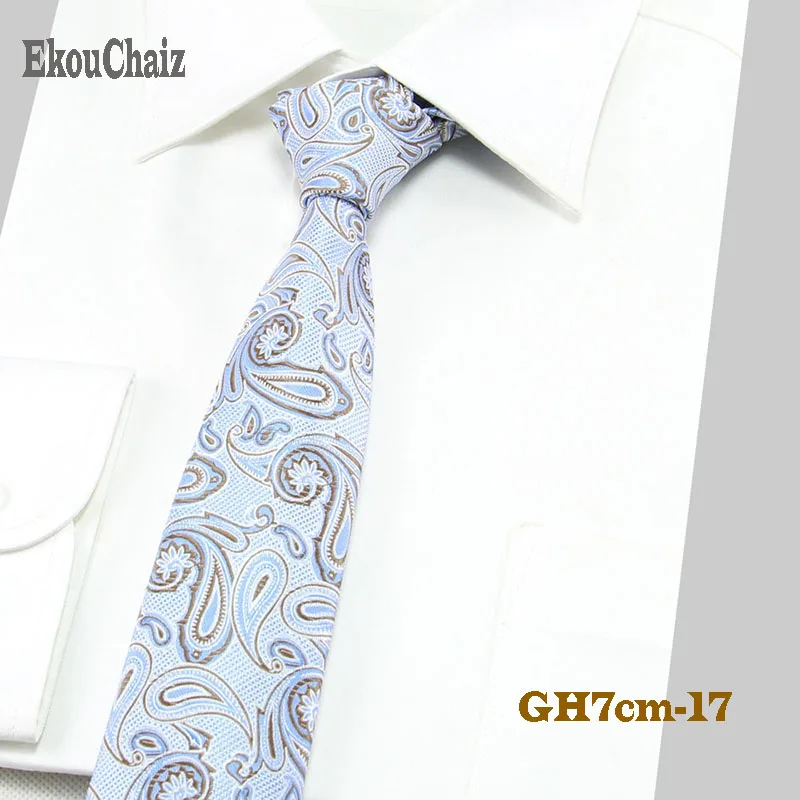 Новая мода цветочный Для мужчин s Галстуки Дизайнеры Роскошные подарки для Для мужчин аксессуары Свадебная вечеринка Cravate Gravata Masculina Corbatas галстук - Цвет: 17