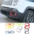 SHINEKA ABS Anteriore Fendinebbia Illumina la Lampada Foglight Copertura Decorazione Assetto Cornice Cornici Sticker per Jeep Renegade 2016-2018 Accessori