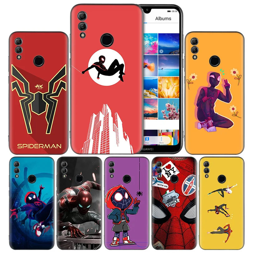 

spider man far from home post Silicone Case Cover for Huawei Honor 8X 8C 8A 8S 10 10i 20i 20 Play Y9 Y7 Y6 Y5 Lite Pro 2018 2019