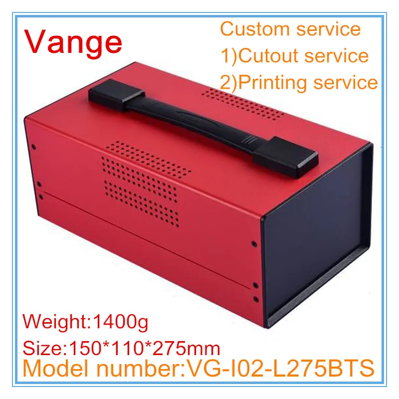 

1pcs/lot handheld good quality Iron metal material junction box housing diy 150*110*275mm for electronic system device