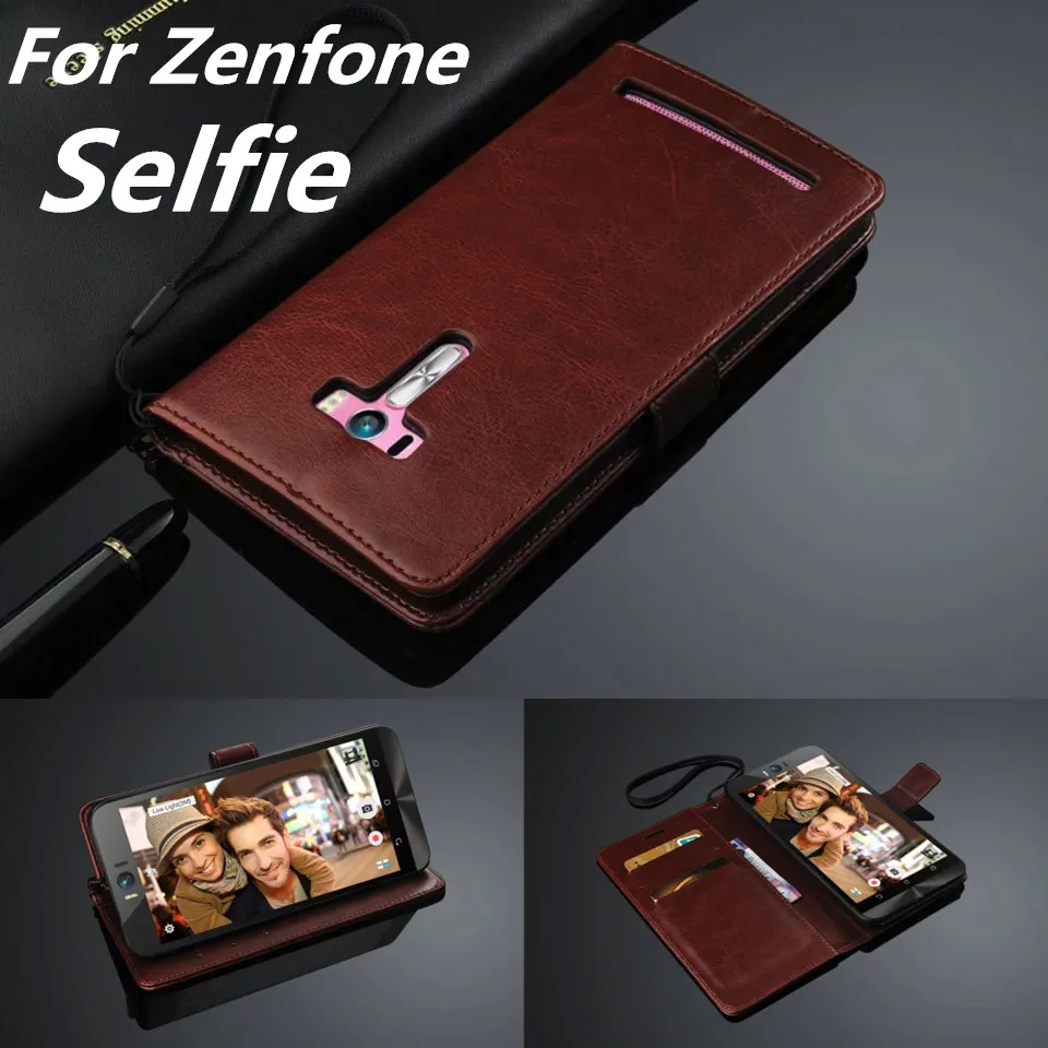 Чехол Zenfone для ASUS Selfie держатель карт чехол ZD551KL кожаный телефона кошелек флип