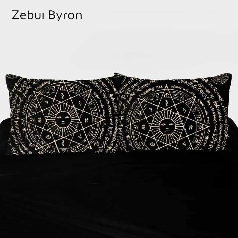 

3D HD Pillow Case Custom design,2PCS Pillowcase,Decorative Pillow Cover 45x45/50x70/50x75/50x80,Bedding sun octagonal star