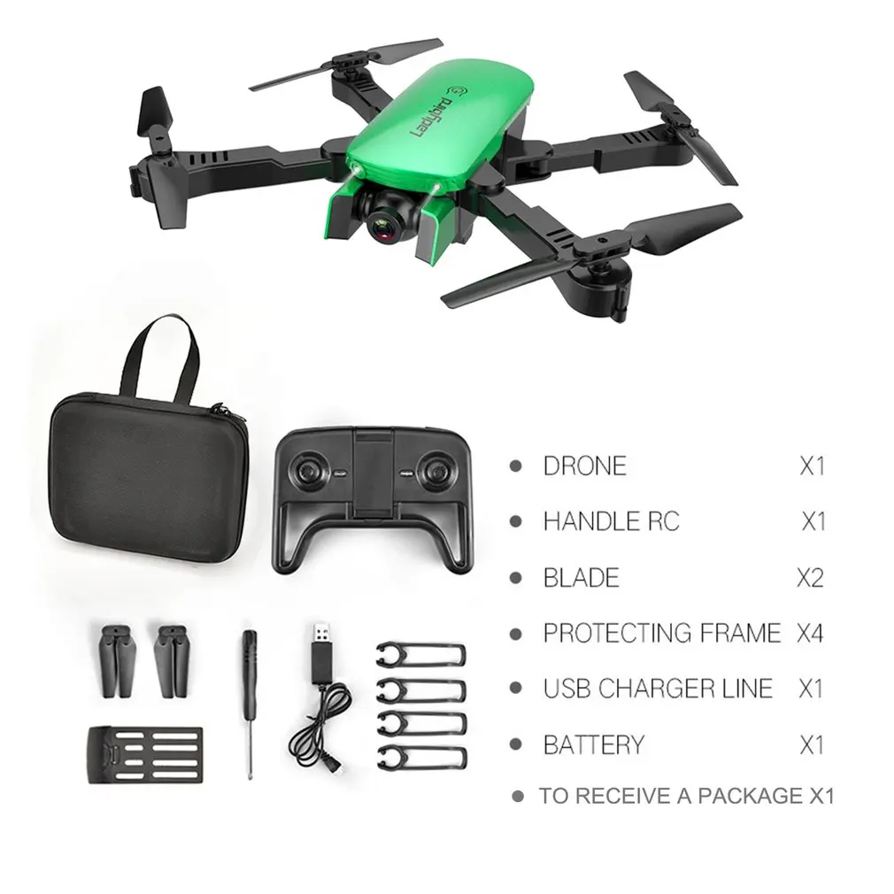 

R8 Drone Folding Professional HD Aerial Four-Axis Aircraft Optical Flow Following Dual Camera With Storage bag And Battery set