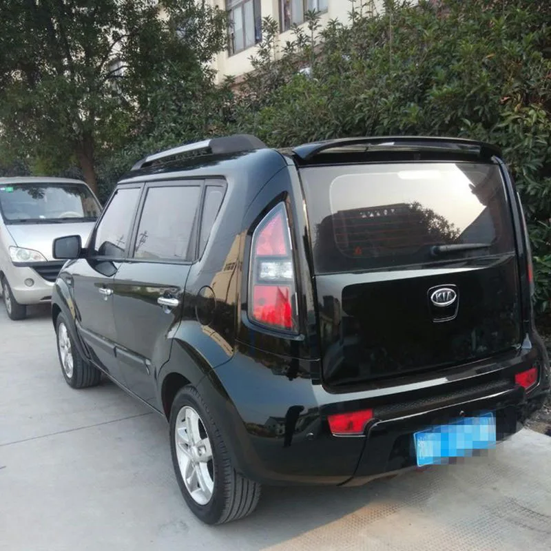 

MONTFORD Car Accessories ABS Unpainted Color Rear Trunk Boot Wing Lip Roof Spoiler For Kia Soul 2010 2011 2012 2013 2014 2015