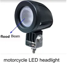 Горячее надувательство 10 Вт мотоциклетные светодиодный фар фара для мотоцикла 12В IP67 для 4x4 автомобильные аксессуары для внедорожников