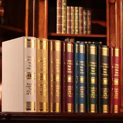 10 шт. книга Oumina Европейский Дарвин фотография Library поддельные бутафория для книжных шкафов коробка моделирования формы украшения книги