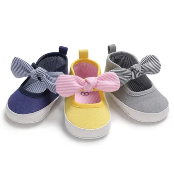 

Baby Girls Shoes Infant Bow Non-slip Soft Bottom First Walker Toddler Shoes Cartoon Animal Kid Prewalkersborns