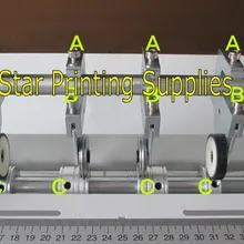 Один дополнительный лезвие модулей и два дополнительных перфорации блейд-модуля для электрических тиснения бумаги