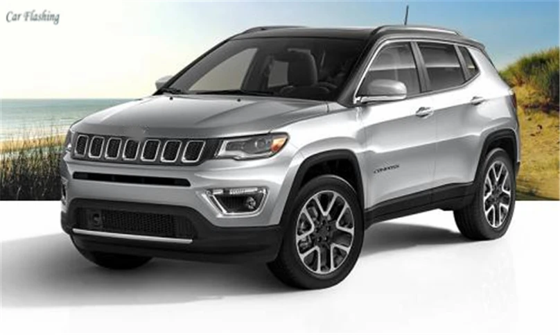 CSGJMY 1 пара для Jeep Compass светодиодный DRL Дневной ходовой светильник Дневной светильник желтый указатель поворота автомобильный светильник-Стайлинг s