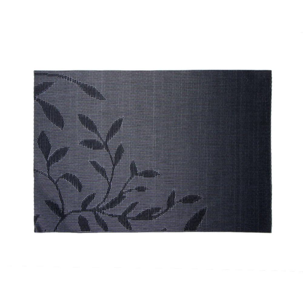 Ouneed столовый коврик листья Placemat совместимый Crossweave изоляция моющийся Настольный коврик из ПВХ 45X30 см Apr 23