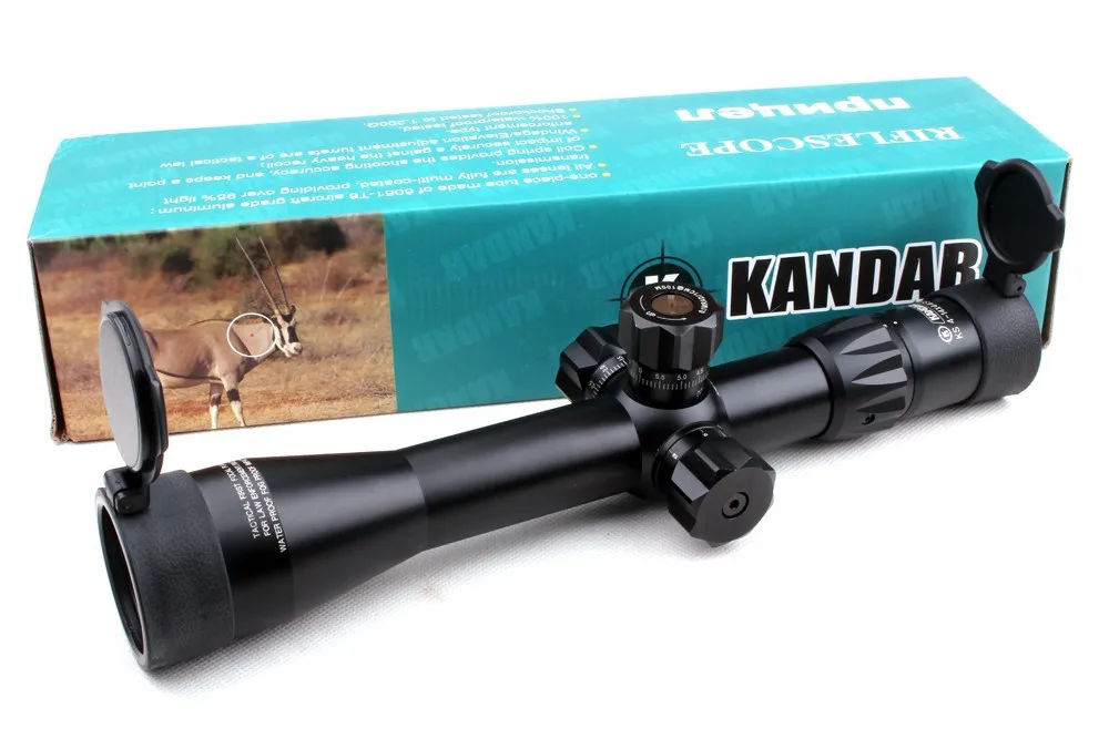 KANDAR 4-14X44 SFF Q-11 Crosshairs тактический оптический прицел первая фокальная плоскость боковая фокусировка 34 мм монотрубка охотничья тропа прицел