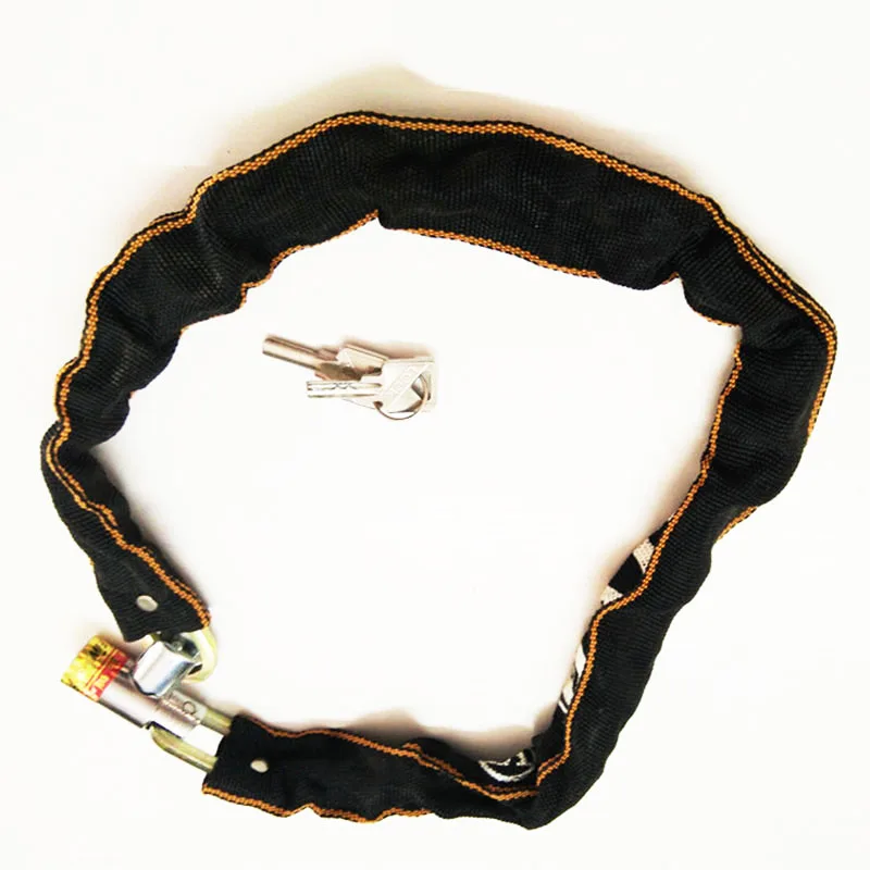 

Bike Chain Lock Security Reinforced Bicycle Lock Safe Metal padlock Anti-Theft Outdoor Bicycle Accessories