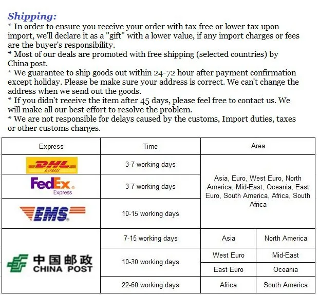 1 Shipping