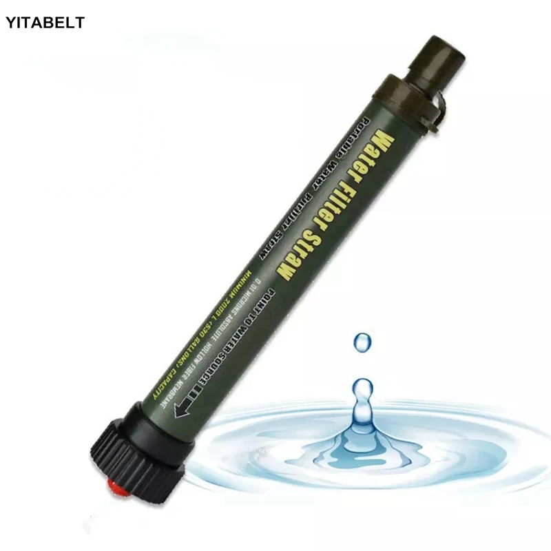 

Outdoor Water Filter Purifier Cleaner Portable Hiking Straw Filter Drinking Water Emergency Camping Survival Environment Kit