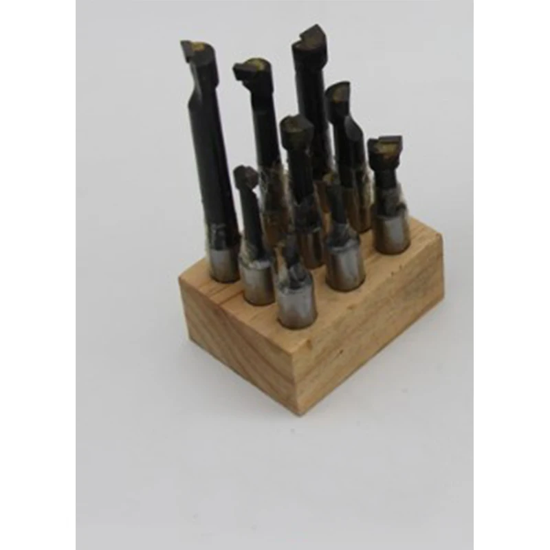 

9PCS 12mm Hard Alloy Shank Boring Bars Carbide Tipped for 50mm Boring Head for Lathe Milling Boring Hole