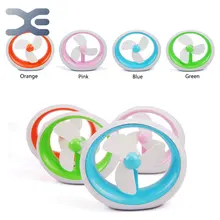 3 цвета Круглый Настольный вентилятор USB Батарея двойного назначения портативный вентилятор офисный студенческий кровать мини-вентилятор ручной вентилятор лето