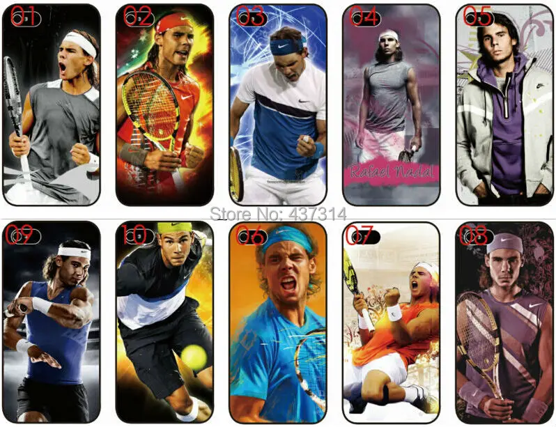 Newest design Rafael Nadal case mobile phone shell hard back cover for iphone 5C 10PCS/lot+free shipping |