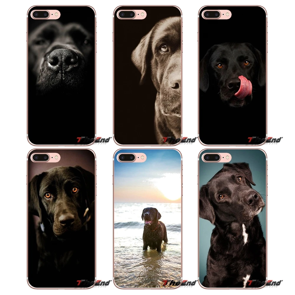 

pretty Black Lab Labrador puppy Dog Soft Case For iPhone X 4 4S 5 5C SE 6 6S 7 8 Plus Samsung Galaxy J1 J3 J5 J7 A3 A5 2016 2017
