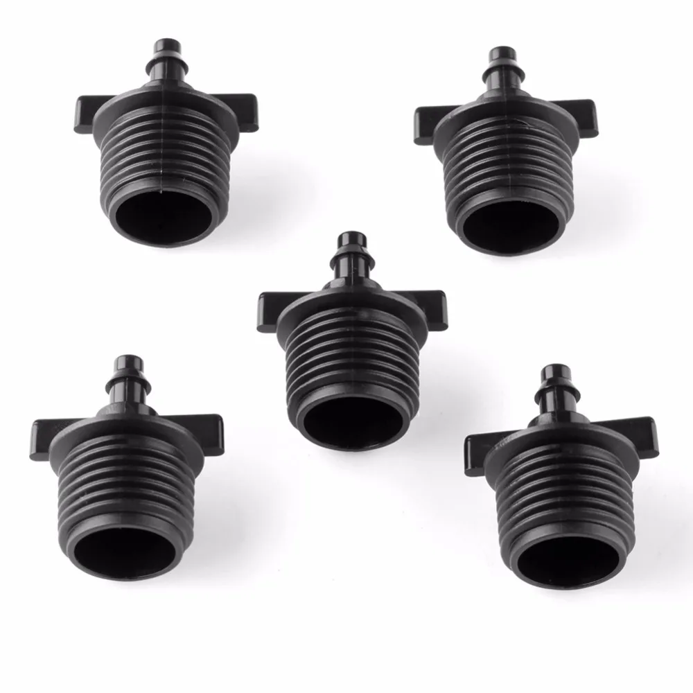 NEW 20pcs 1/4" Barb Tubing Adapter for Drip irrigation Water Tubing Pipe Hosein Garden Water