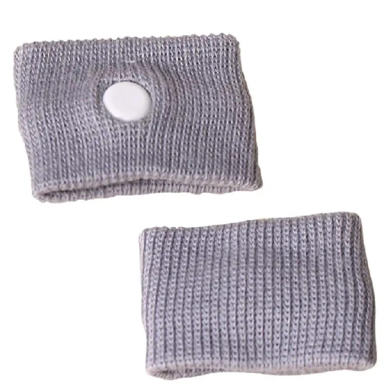 

2 Pcs Anti Nausea Wristbands Car Anti Nausea Sickness Reusable Motion Sea Sick Travel Wrist Bands Gray Color Wholesale