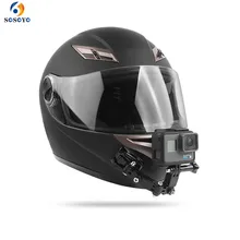 Мотоциклетный шлем подбородок Кронштейн 360 градусов регулируемый держатель изогнутый клейкий боковой Адаптер для Gopro 8 7 6 Dji Osmo Экшн-камера