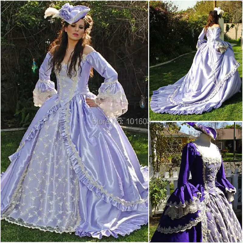 

Classic Victorian Corset Gothic/Civil War Southern Belle Ball Gown Dress Halloween dresses US 4-16 R-021