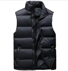 Smeiarar 2018 новый жилет Для мужчин s Повседневный жилет пальто Для мужчин жилеты без рукавов качество зима Для мужчин жилет Мода жилет мужской