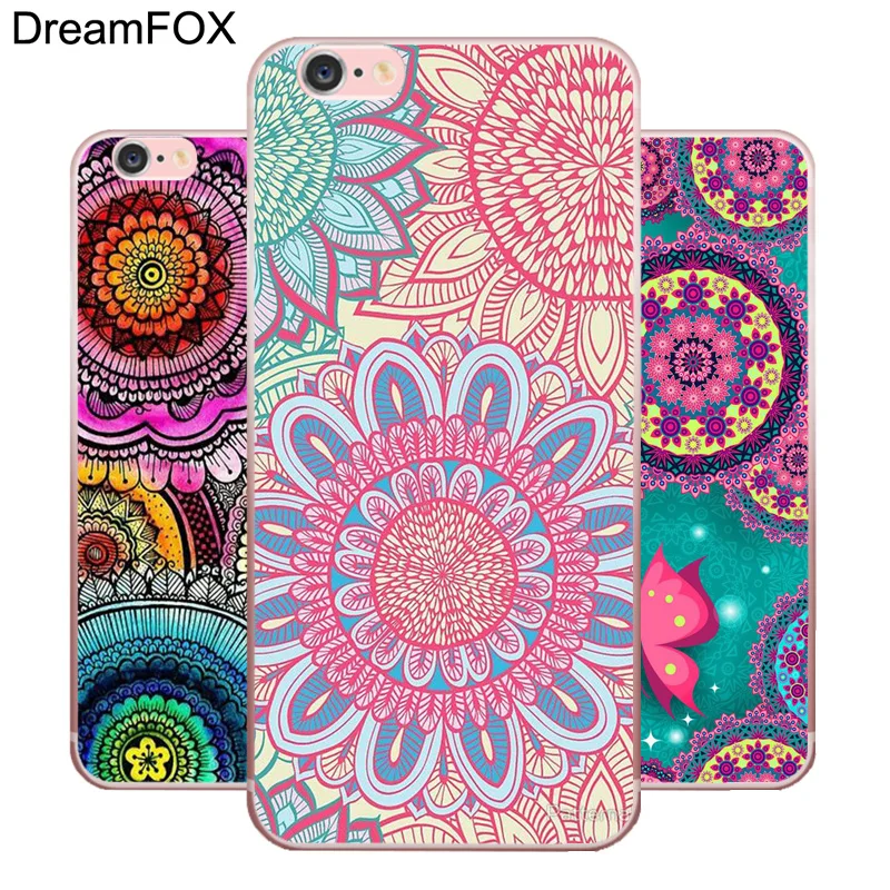 

DREAMFOX L389 Paisley Flower Mandala Soft TPU Silicone Case Cover For Apple iPhone XR XS Max 8 X 7 6 6S Plus 5 5S SE 5C 4 4S