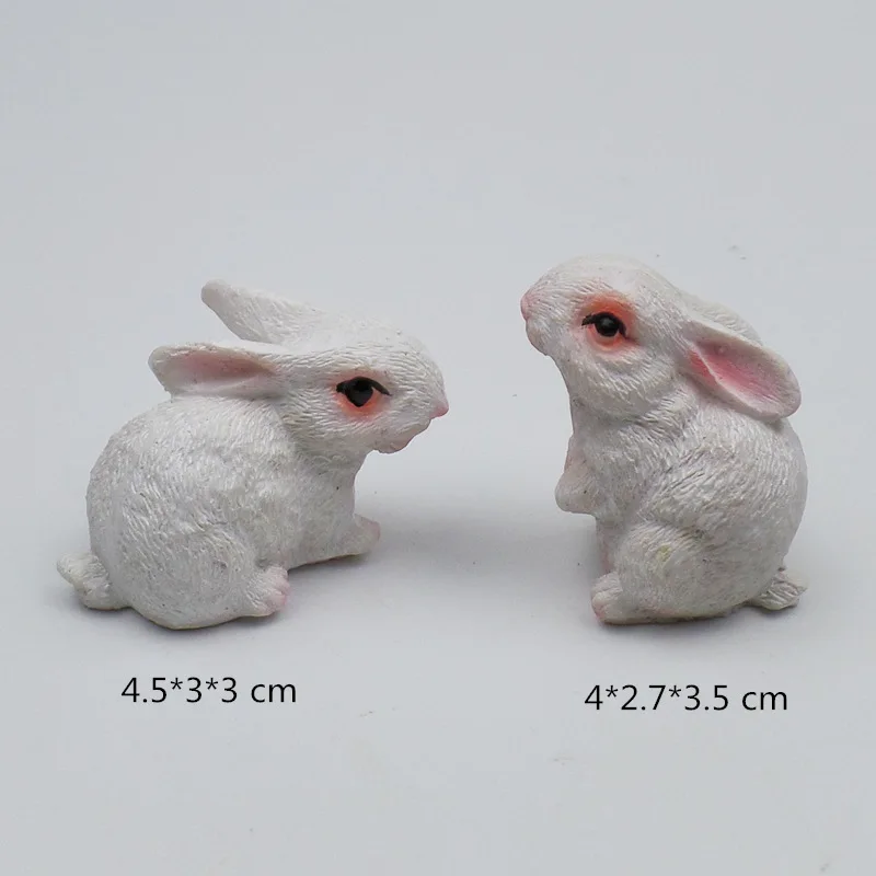 Rabbit Miniature Figurines (6)