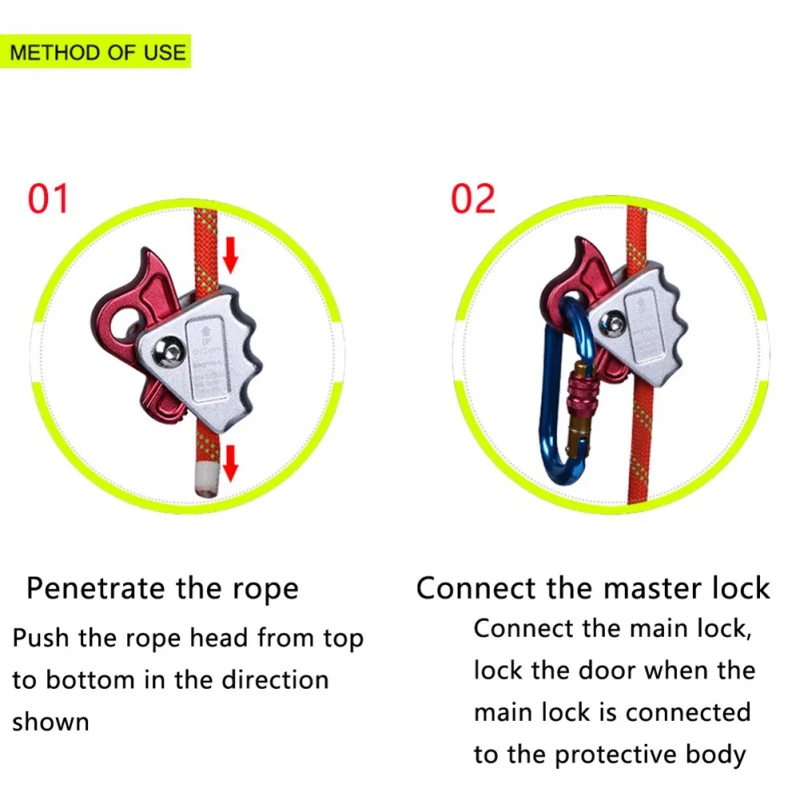 Альпинистская наружная антенна ручной стопор анти-осенняя безопасная ...