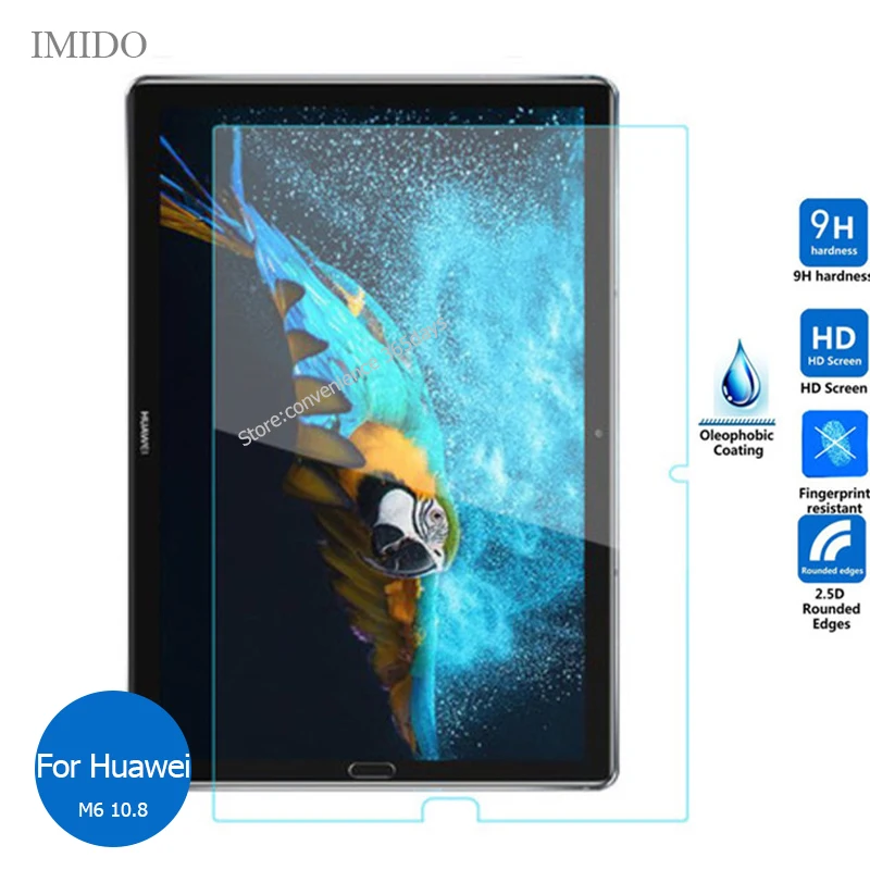 

For Huawei Mediapad M6 10.8 Tempered Glass Screen Protector Safety Protective Film On Media pad M 6 SM-W09 SCM-AL09 SM W09 AL09