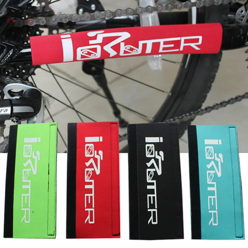 Cheap 1Pc Bicycle Chain Protector Cloth Bike Stay Chain Protection Bicycle Chain Cover Cycling Accessories 2