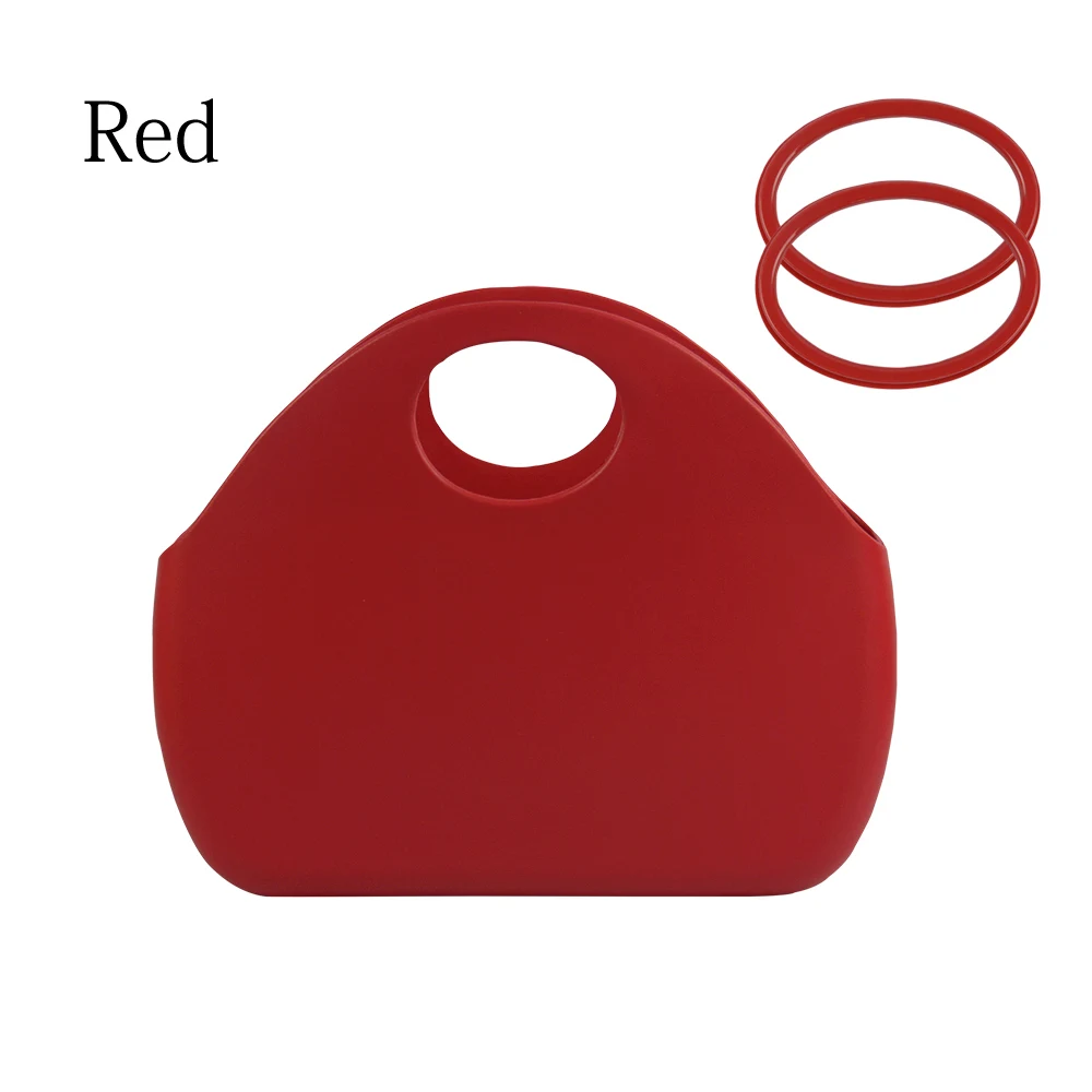 Huntfun, новинка, Obag, moon Body, женские сумки, модная сумка, сделай сам, водонепроницаемая сумка, Резиновая, силиконовая, O moon, Классическая, O, сумка, женская сумка - Цвет: red