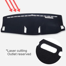 Smabee для FORD EVEREST SUV Duratorq 4DR 4x4- коврик покрытие для приборной панели черное ковровое покрытие нескользящее