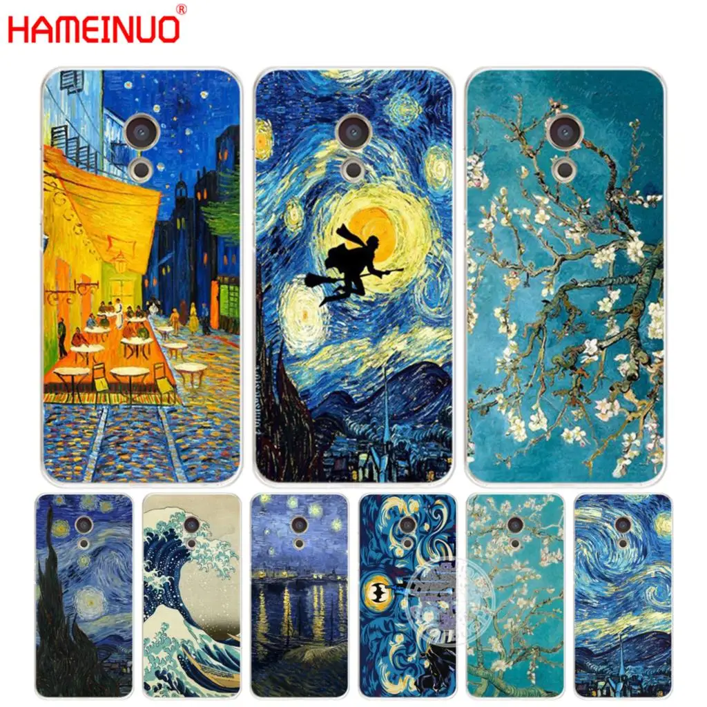 

HAMEINUO Vincent Van Gogh Starry night wave Cover Case for Meizu M5 M5S M6 M2 M3 M3S MX4 MX5 MX6 PRO 6 5 U10 U20 note plus