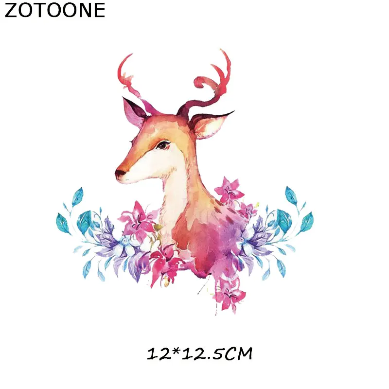Нашивки ZOTOONE с жирафом для нанесения утюга на одежду термотрансферные наклейки
