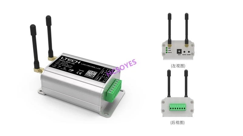 

LTECH WiFi-106+F12 LED WiFi controller;DC12-24V 4A*4CH Max 16A 2.4GHz WiFi control system single color/CT/CCT/RGB/RGBW led strip