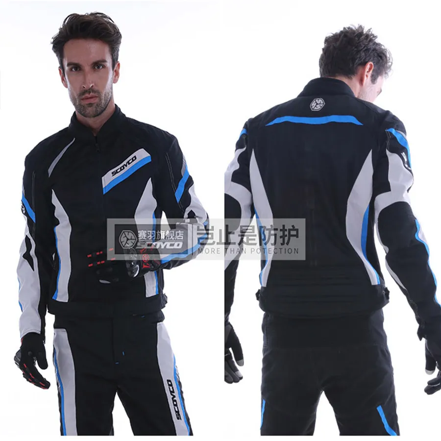 SCOYCO мотоциклетная куртка летняя Удобная проветриваемая спортивная одежда защитная MBX/MTB/ATV мужская куртка для мотокросса JK100
