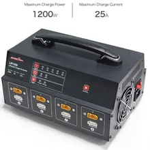 UAV зарядное устройство для дрона UP1200 1200 W 25A 8 каналов 2 до 6 S LIPOLIHV батарея RC самолет профессиональные аксессуары